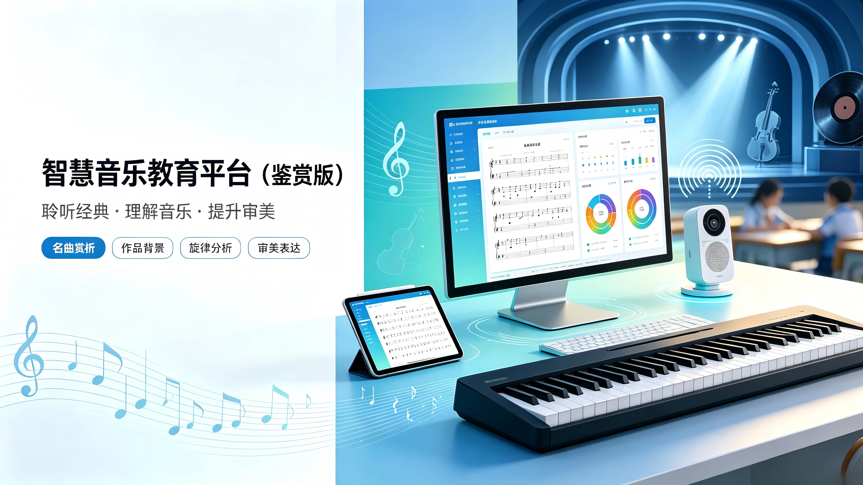 智慧音乐教育平台（鉴赏版）